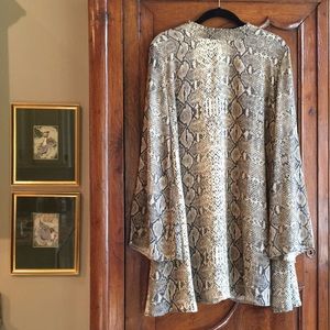 Snakeskin mini dress, never worn!